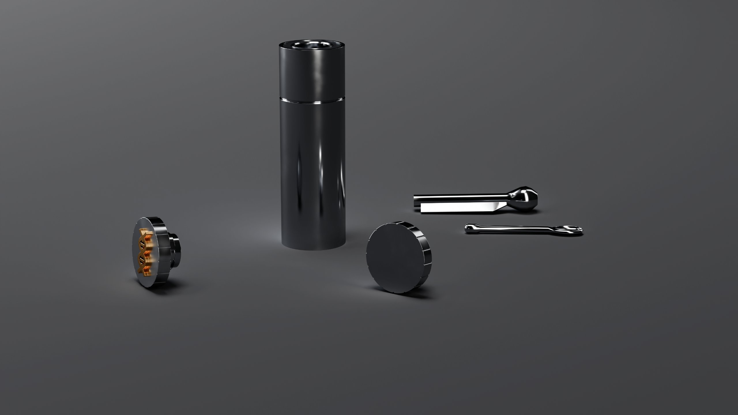 Open, body and caps